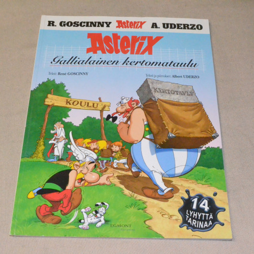 Asterix Gallialainen kertomataulu